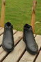 The men's winter waterproof 100% leather black classic boot offers elegance and comfort together with its innovative style. - 4