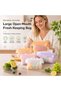 Reusable Silicone Food Storage Bag, BPA-Free, Wide-Mouth, Pink - 6