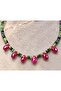 Rubyzoisite and Pink Tourmaline Natural Stone Necklace - 3