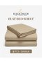 210TC Cotton Satin Single Solid Bed Sheet Set 2PC | Soft Breathable Satin Flat Sheet 180x260 cm | 1 pillowcase 50x75 cm | OEKO-TEX & ECAS Certified - 4