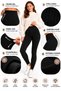 Women's Winter Ribbed Leggings High Waist Stretchy Casual Long Leggings - 7