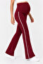 100% Modal Maternity Leggings with Adjustable Waist and Wide Legs with Modal Piping Detail - 3