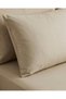 210TC Cotton Satin Single Solid Bed Sheet Set 2PC | Soft Breathable Satin Flat Sheet 180x260 cm | 1 pillowcase 50x75 cm | OEKO-TEX & ECAS Certified - 7