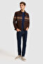 Men's Dark Brown Long Sleeve Shirt 50329674-Vr084 - 5