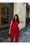 Women's Premium Knitwear Napoleon Double Zipper Vest Set - 5
