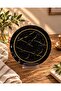 Black Marble Medium Presentation Plate 29 cm - 2