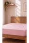 Pink Cotton Fabric Elastic Bed Sheet 160X200 cm – Double Bed Sheet - 4