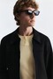 Faux Suede Boxy Fit Coat - 6