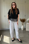 Lace Detailed Bat Sleeve Knitwear Blouse - 7