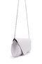 Envelope Model Metallic Texture Berlin Women's Shoulder Bag White - 3