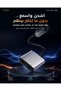 محول صوت وشحن USB-C 2 في 1، 60 واط، 12.5 سم، أسود