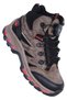 2299 Brown Smart Lace-Up Boys' Boots with Fur Inside