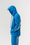 Stage External Hooded Oversize Tracksuit with Side Stripe Detail for Men - 7