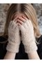 Women's Knitwear Cut-Out Gloves with Covers