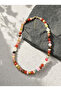 Colorful Natural Stone Necklace - Amethyst, Carnelian, Strawberry Quartz, Tiger's Eye and |   Confetti - 3