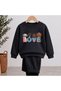Team Sweatshirt Love Doge Printed Girls Boys Crew Neck