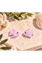 Handmade Murano Glass Pink Angel Fish Beads (2 Pieces)