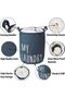 Foldable Large Cloth Laundry Hamper Basket with Double Handles - 2