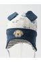 Puppy hat, gray-blue pattern - 3
