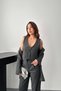 Anthracite Striped Three-Piece Set - 3
