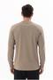 Men's Mink Long Sleeve Crew Neck Plain Basic T-Shirt C3T2N5-T - 2