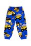 Boy's 100% Cotton Saks Blue Work Machine Bucket Patterned Long Sleeve Pajama Set - 6