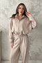 Beige striped two-piece set - 3