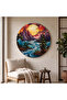 Decorative Round Canvas Painting - Artcnvsovl16