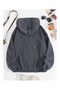 Unisex Hooded Sweatshirt with Zipper - 2