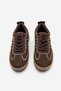 Women's Retro Sneaker Suede Look Lace-Up Casual Sports Shoes Veyran Brown Suede - 7
