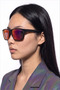 Navier Black Pink Mirror Sunglasses - 3