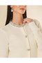 Women Ivory Embellished Cardigan - 5