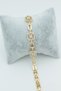 Style Pearl/Xuping Jewelry Triple Baguette Zircon Stone Bracelet - 2