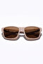 Flyn Beige Brown Sunglasses - 4