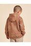 Boys Brown And Ivory Hooded Sweatshirt - 4