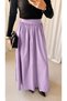 Beli Gathered Mevlana Skirt - 2323 - Lilac - 2