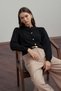 Gold buttoned knit cardigan - 3