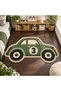 Eta Car Patterned Woven Base Decorative Children's and Playroom Carpet -Eta4309