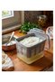 Giant Size 5 Liter Large Volume 2-in-1 Yogurt Strainer and Storage Container, Leak-Proof Locking Lid - 6