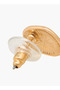 Gloo Pack of 3 Gold Tone Resin Stud Earrings with Pushback Closure - 4