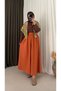 Beli Gathered Mevlana Skirt - 2323 - Cinnamon