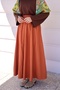 Beli Gathered Mevlana Skirt - 2323 - Cinnamon - 3