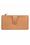 Women's Genuine Leather Wallet with Multiple Compartments, Zipper, Large Size Card Holder and Passport Wallet - 2