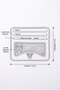 100% Genuine Calf Leather - Avero Model - Multi-Compartment Unisex Card Holder - Wallet - 3