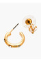 Gloo Pack of 12 Metallic Stud Earrings with Pushback Closure - 4