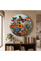 Decorative Round Canvas Painting - Artcnvsovl18