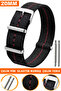 20mm Elastic Fabric Nato Textile Watch Band Strap N39Tld-Br