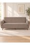 Baby Face Matte Velvet 3+3+1+1 Maxi Set Elastic Sofa Cover Sofa Cover 4 Pieces - 3