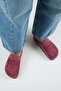 Ziva 2 Women's Genuine Leather Loafer Sabo Cherry Slippers - 7
