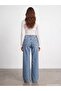 72377 100% Cotton High Waist Wide Leg Jeans - 5